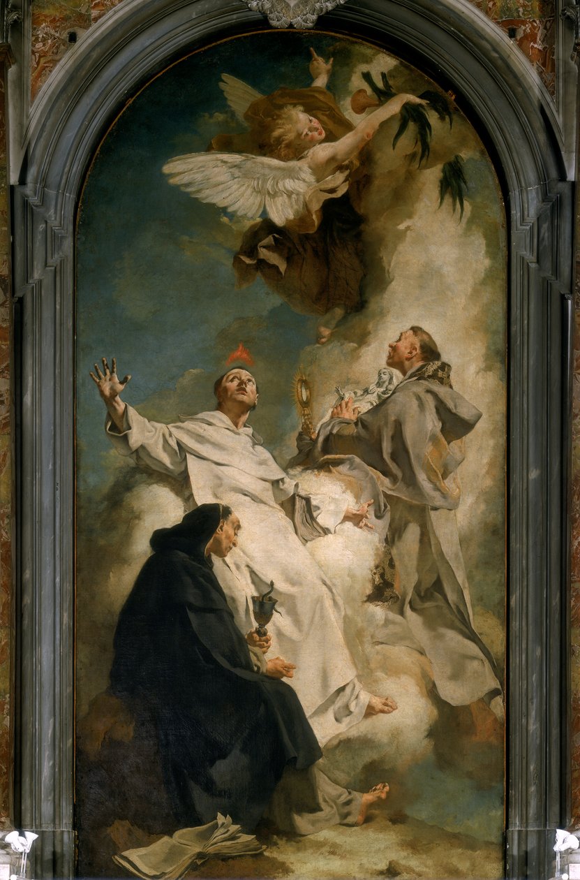 Saints Vincent Ferrier, Hyacinthe et Ludovic Bertrando - Giovanni Battista Piazzetta