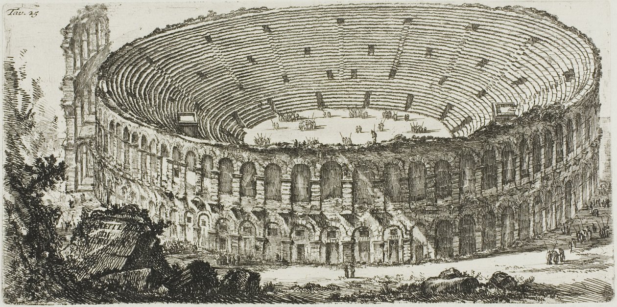Amphithéâtre de Vérone, planche 25 de Quelques vues d