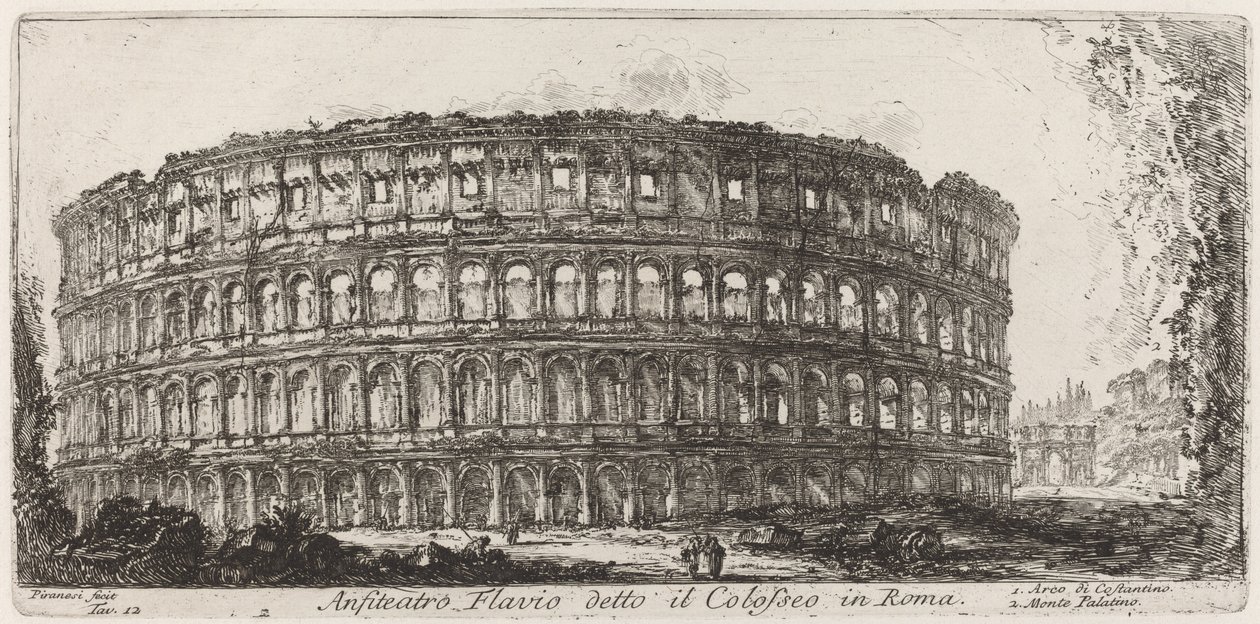Amphithéâtre Flavien dit le Colisée - Giovanni Battista Piranesi