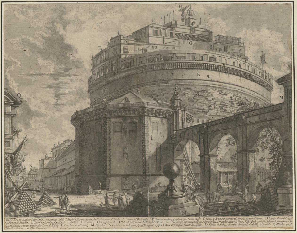 Vue du Castel Sant