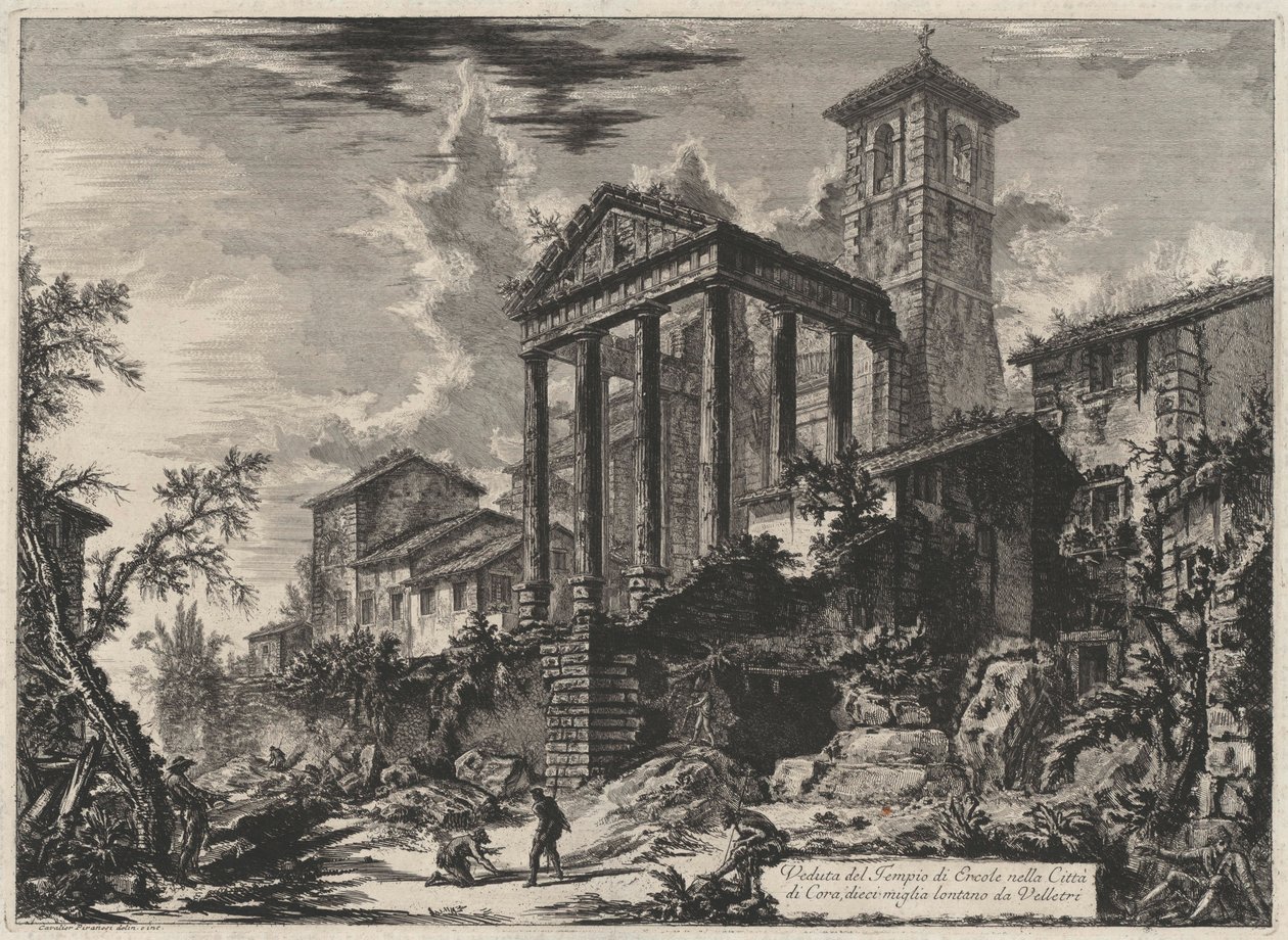 Vue du temple d