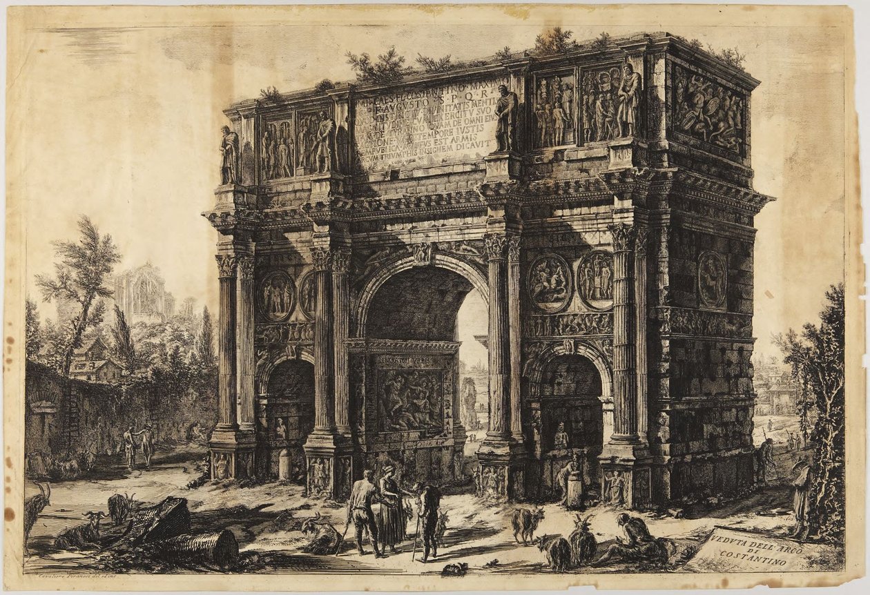 Arc de Constantin - Giovanni Battista Piranesi