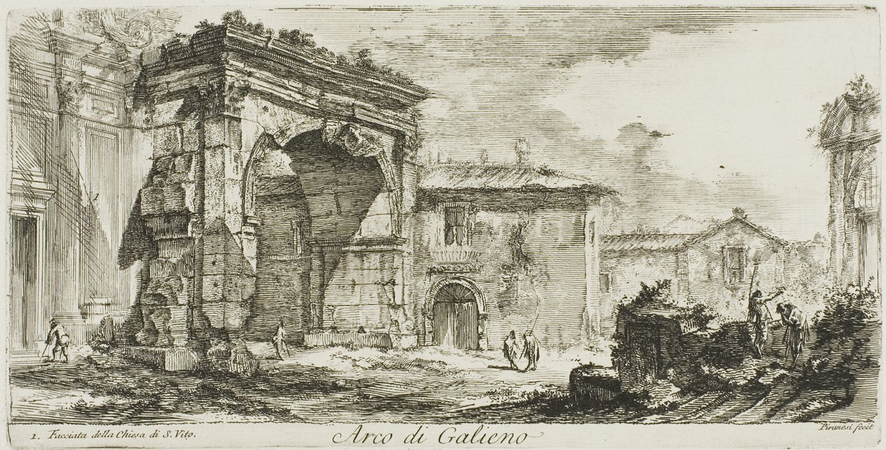 Arc de Galienus. I. Façade de l