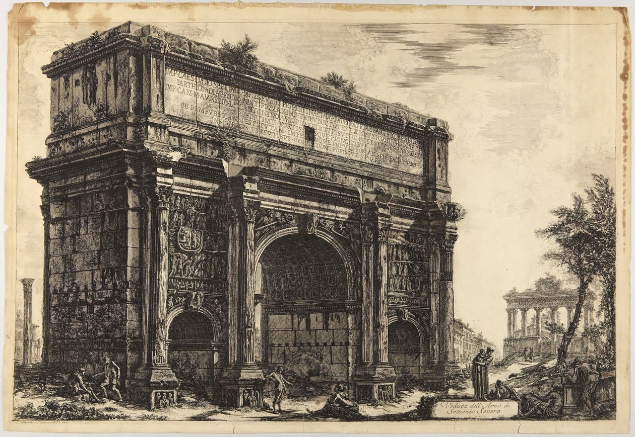 Arc de Septime Sévère - Giovanni Battista Piranesi