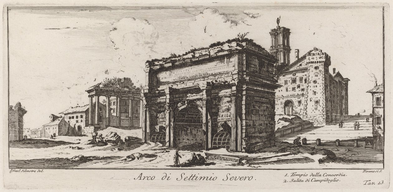 Arc de Septime Sévère - Giovanni Battista Piranesi