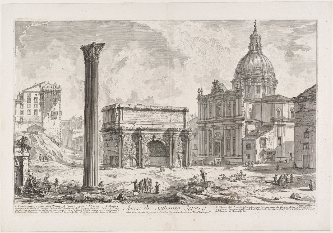 Arc de Septime Sévère - Giovanni Battista Piranesi
