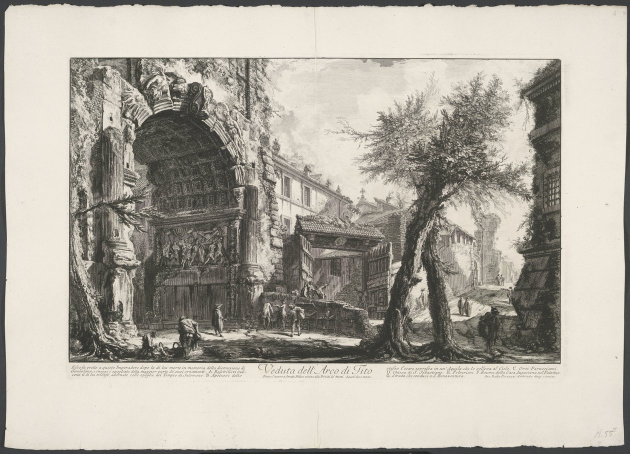Arc de Titus à Rome - Giovanni Battista Piranesi