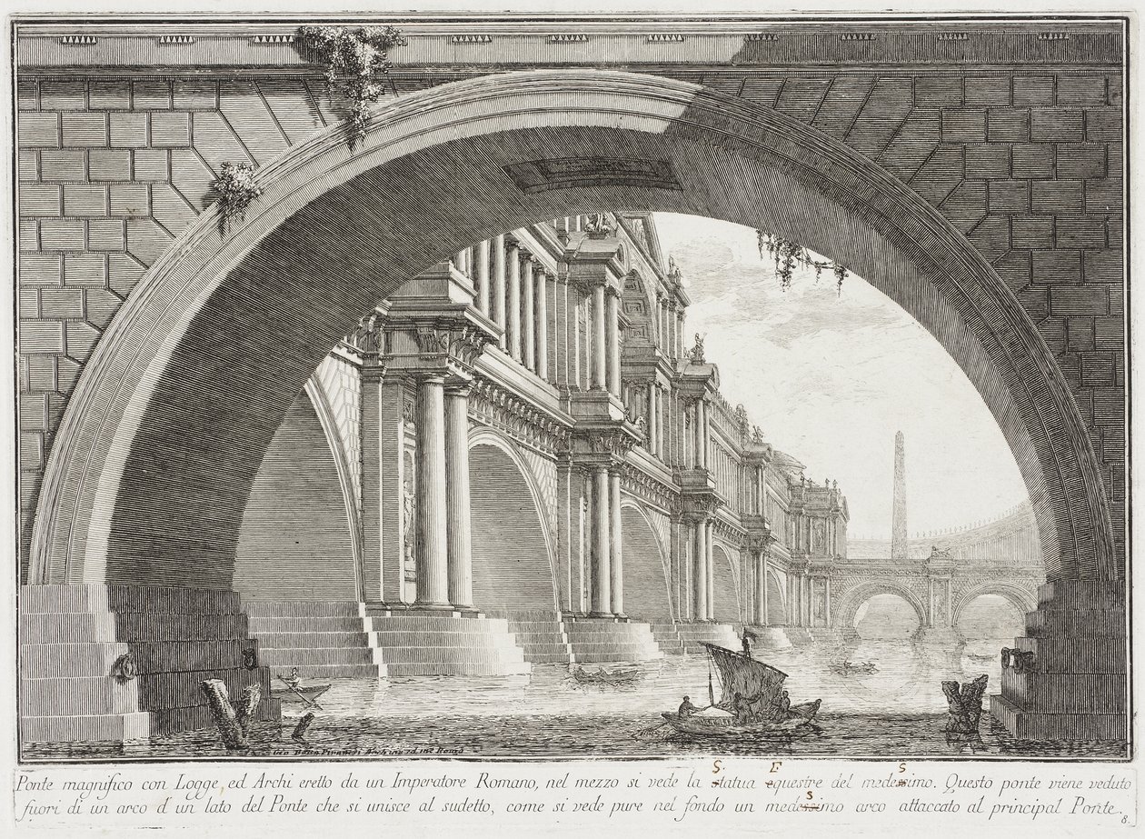 Pont couvert de loggias et d
