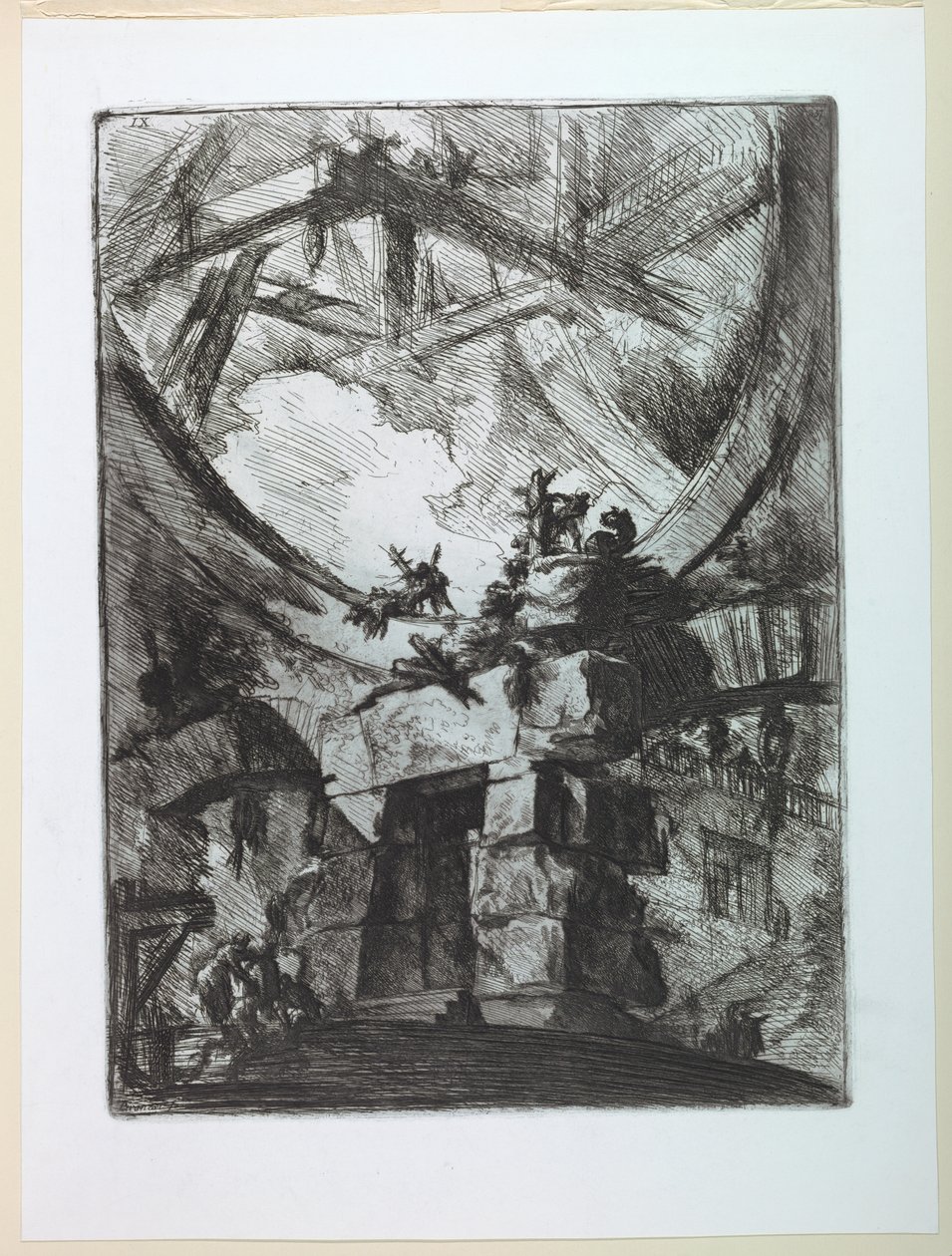 Série Carceri, Planche IX - Giovanni Battista Piranesi