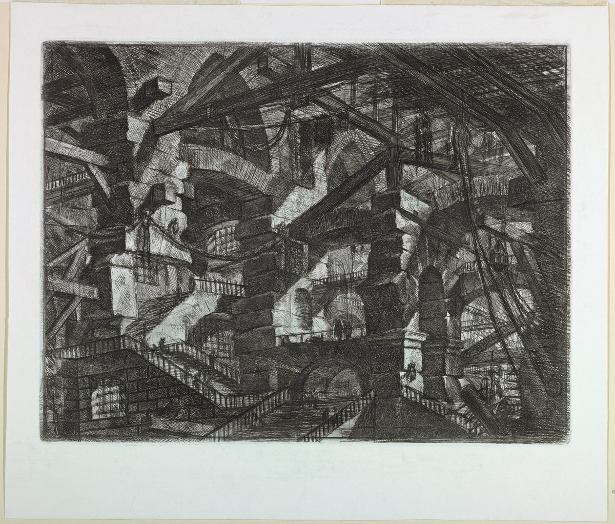Série Carceri, Planche XIV - Giovanni Battista Piranesi