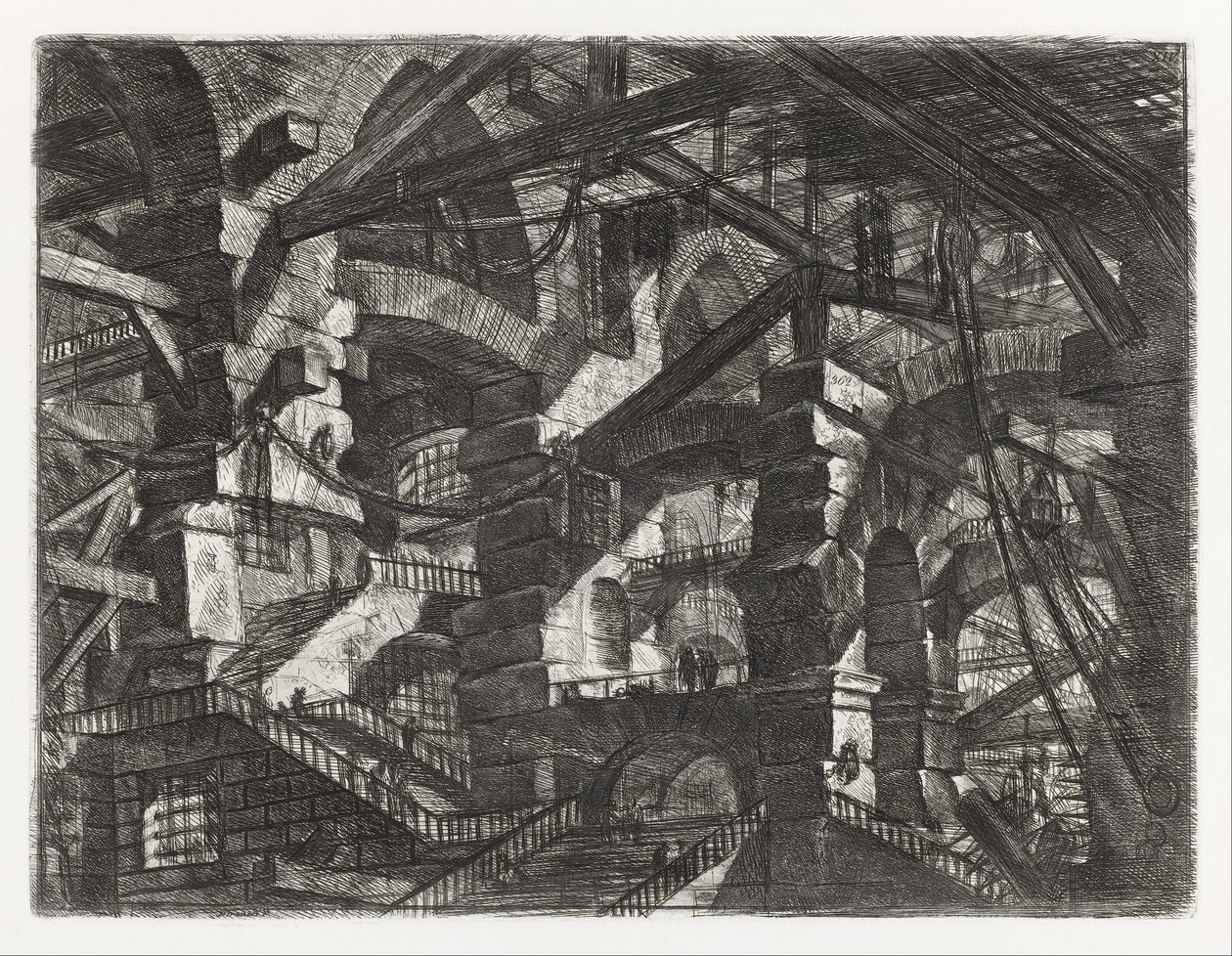Série des prisons, planche XIV - Giovanni Battista Piranesi