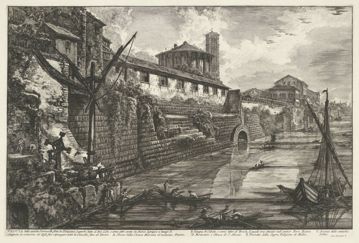 Cloaca Maxima à Rome - Giovanni Battista Piranesi