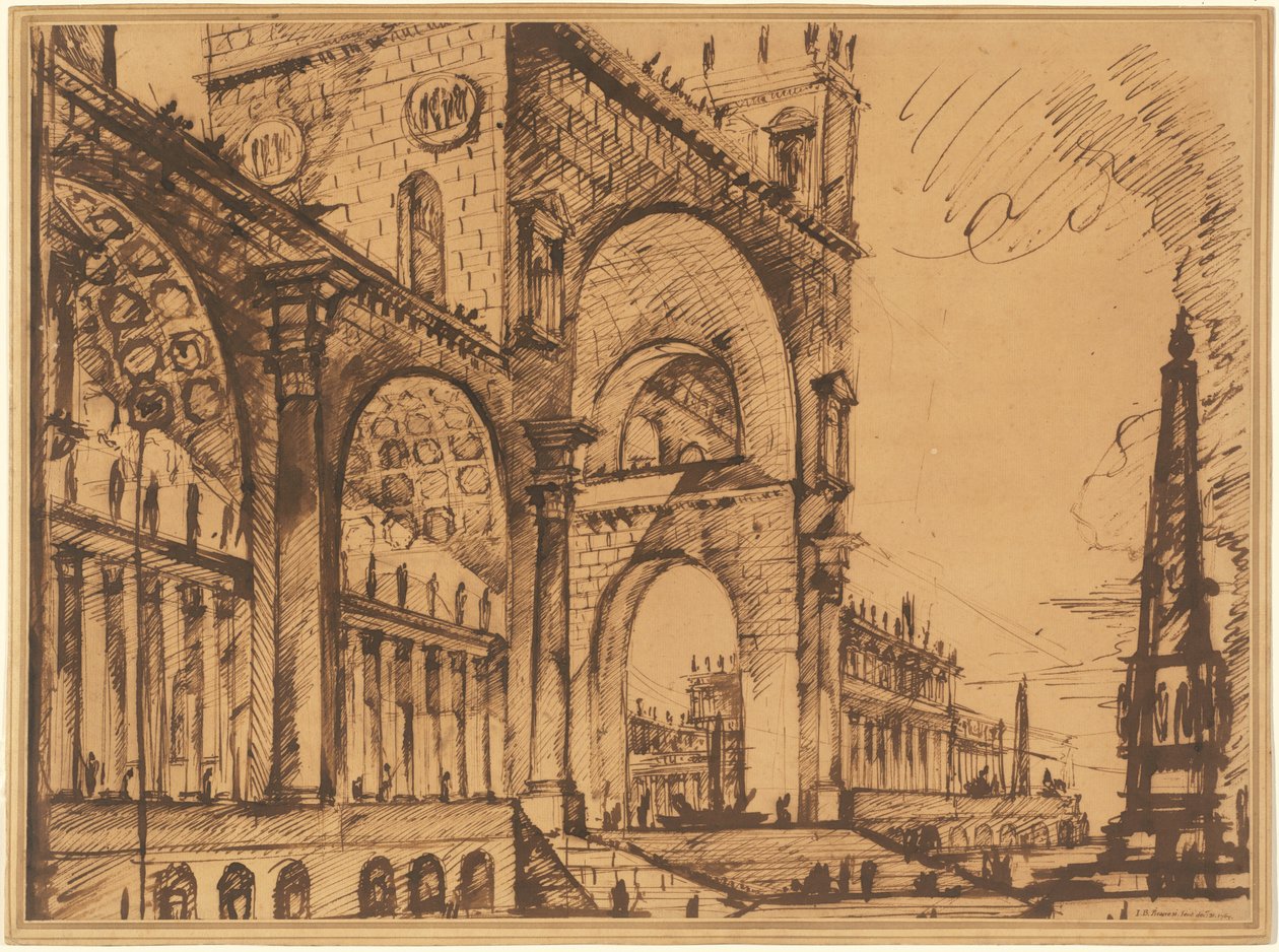 Fantaisie sur un magnifique arc de triomphe - Giovanni Battista Piranesi