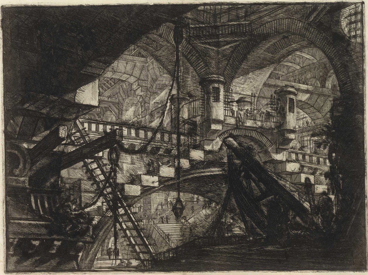 De la série Les Prisons Imaginaires - Giovanni Battista Piranesi