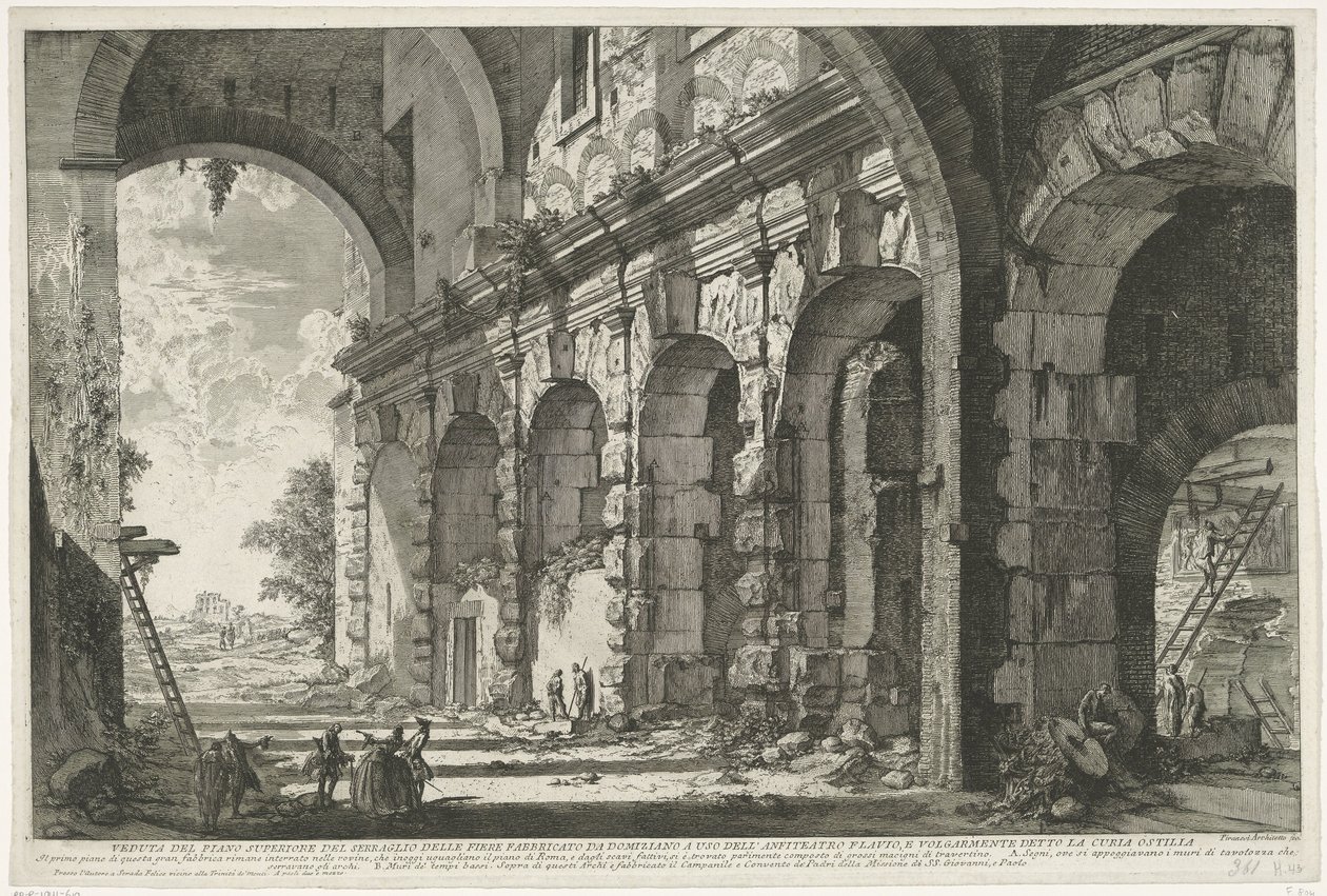 Fondation des Santi Giovanni e Paolo à Rome (Vues de Rome) - Giovanni Battista Piranesi