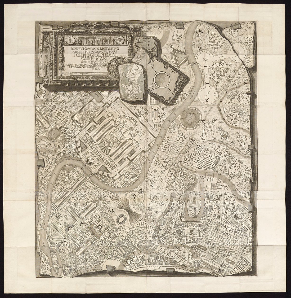 ICHNOGRAPHIAM CAMPI MARTII ANTIQUAE URBIS - Giovanni Battista Piranesi