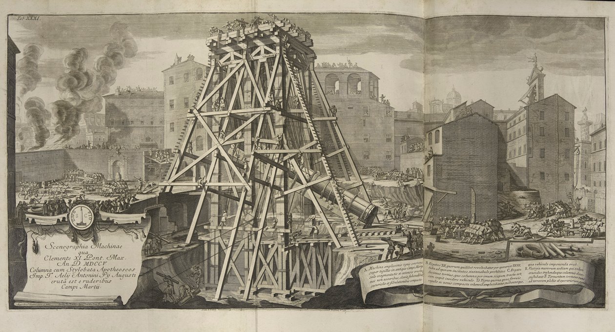 Giovanni Battista Piranesi, Fellow of the Royal Society of Antiquaries, Le Champ de Mars de la Rome antique - Giovanni Battista Piranesi