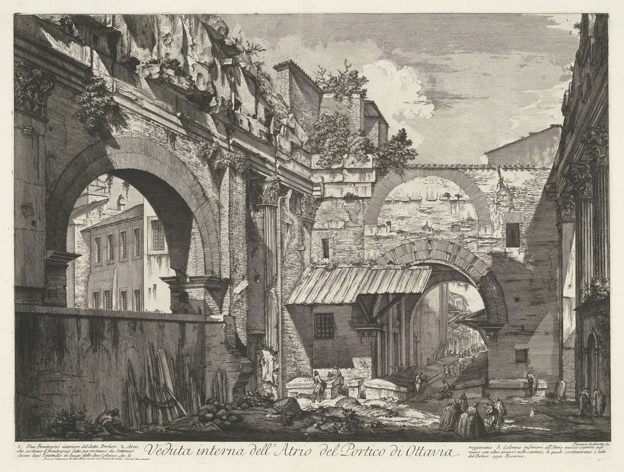 Intérieur du Portique d