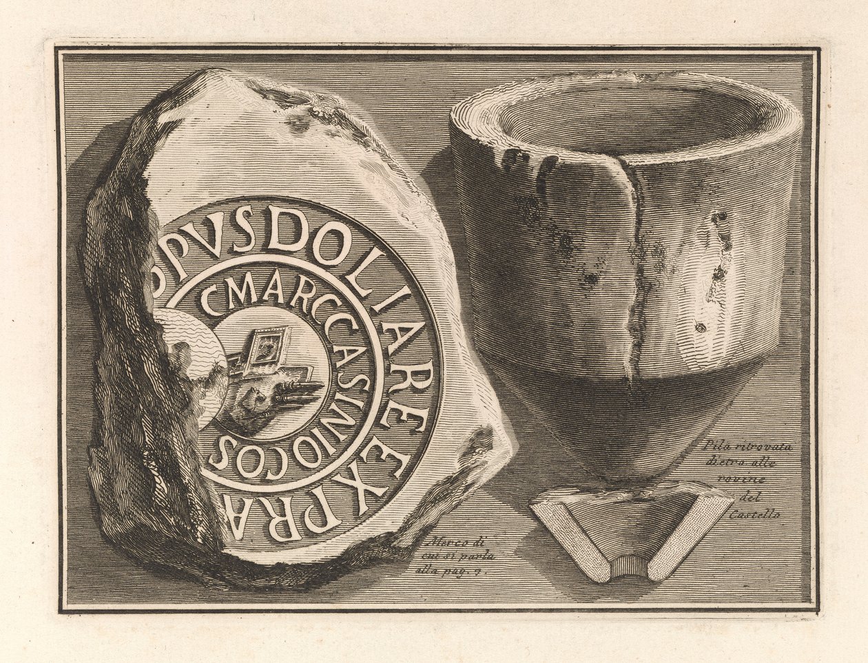 Les ruines du château de l - Giovanni Battista Piranesi