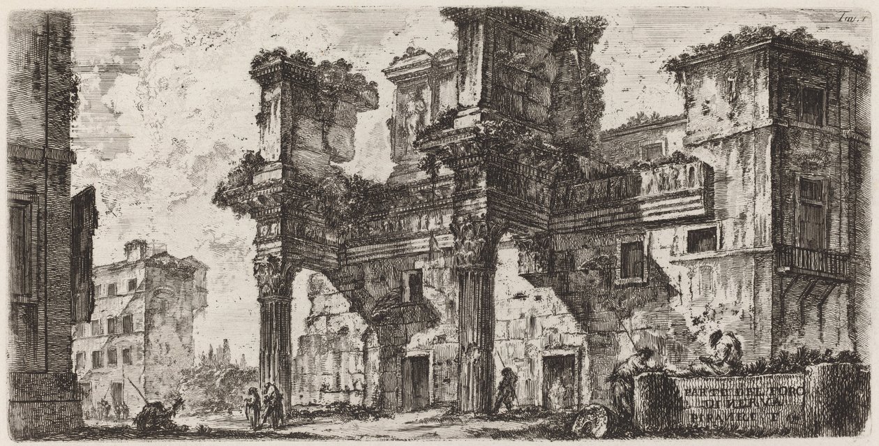 Partie du Forum de Nerva - Giovanni Battista Piranesi