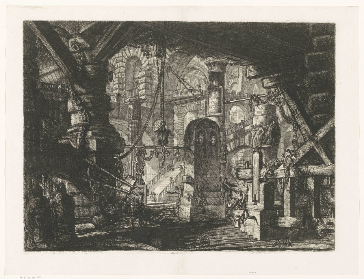 Jetée avec chaînes - Giovanni Battista Piranesi