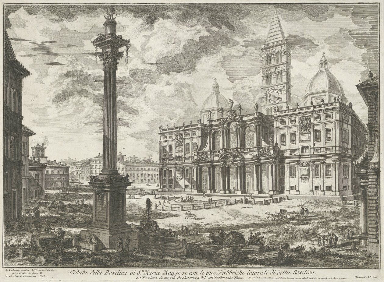 Santa Maria Maggiore à Rome - Giovanni Battista Piranesi