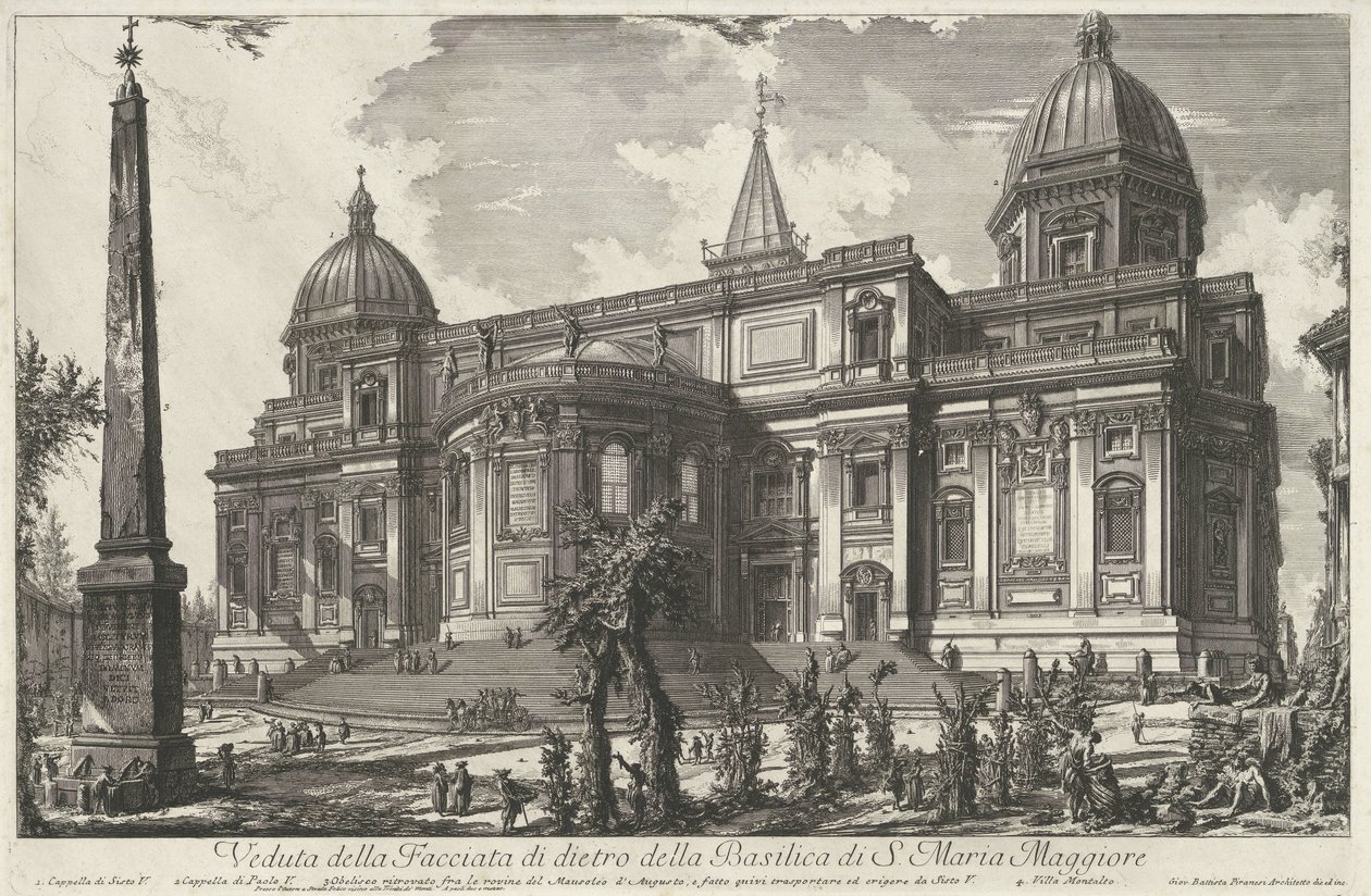Santa Maria Maggiore à Rome (Vues de Rome) - Giovanni Battista Piranesi