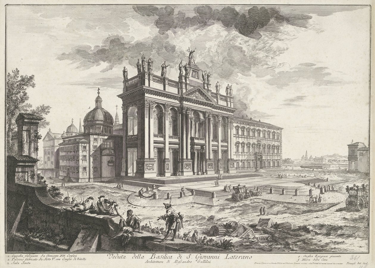 Saint-Jean de Latran à Rome - Giovanni Battista Piranesi