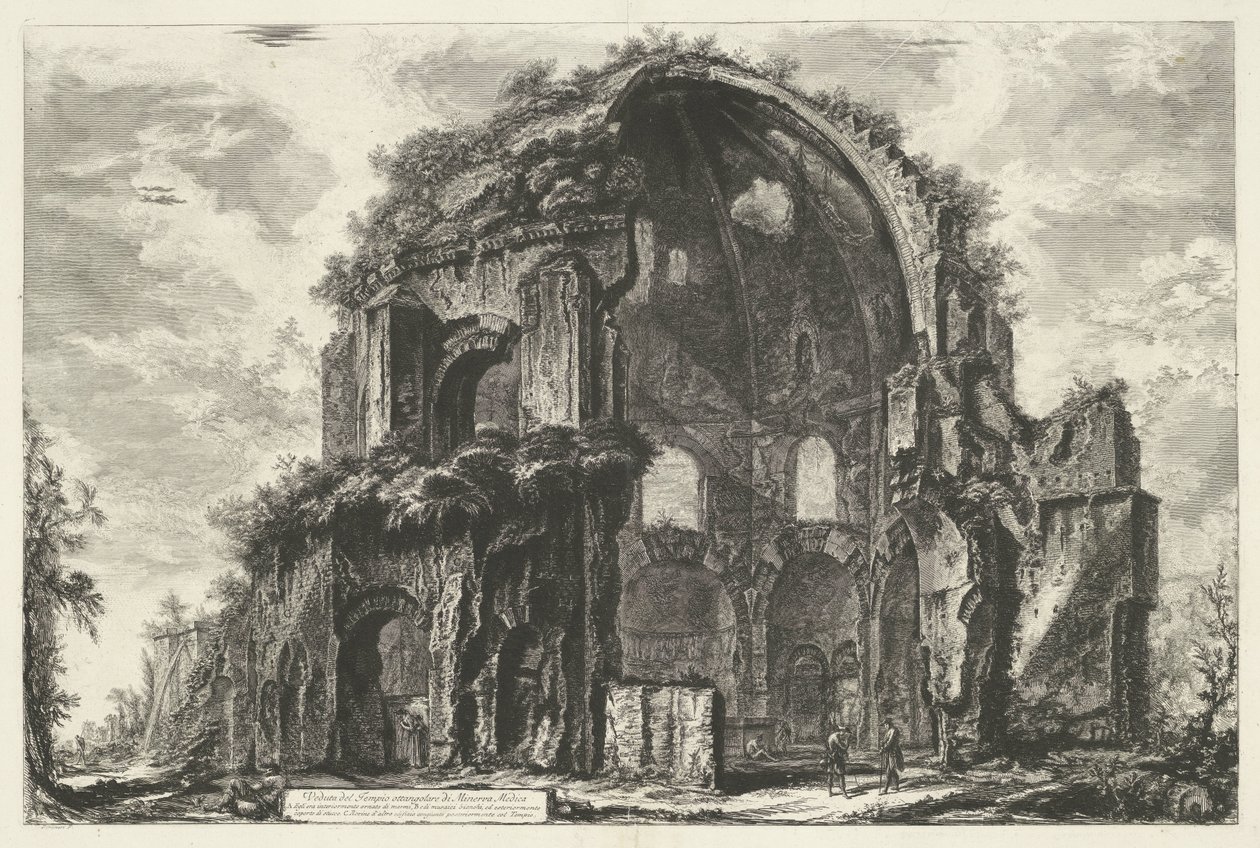 Temple de Minerva Medica à Rome (Vues de Rome) - Giovanni Battista Piranesi