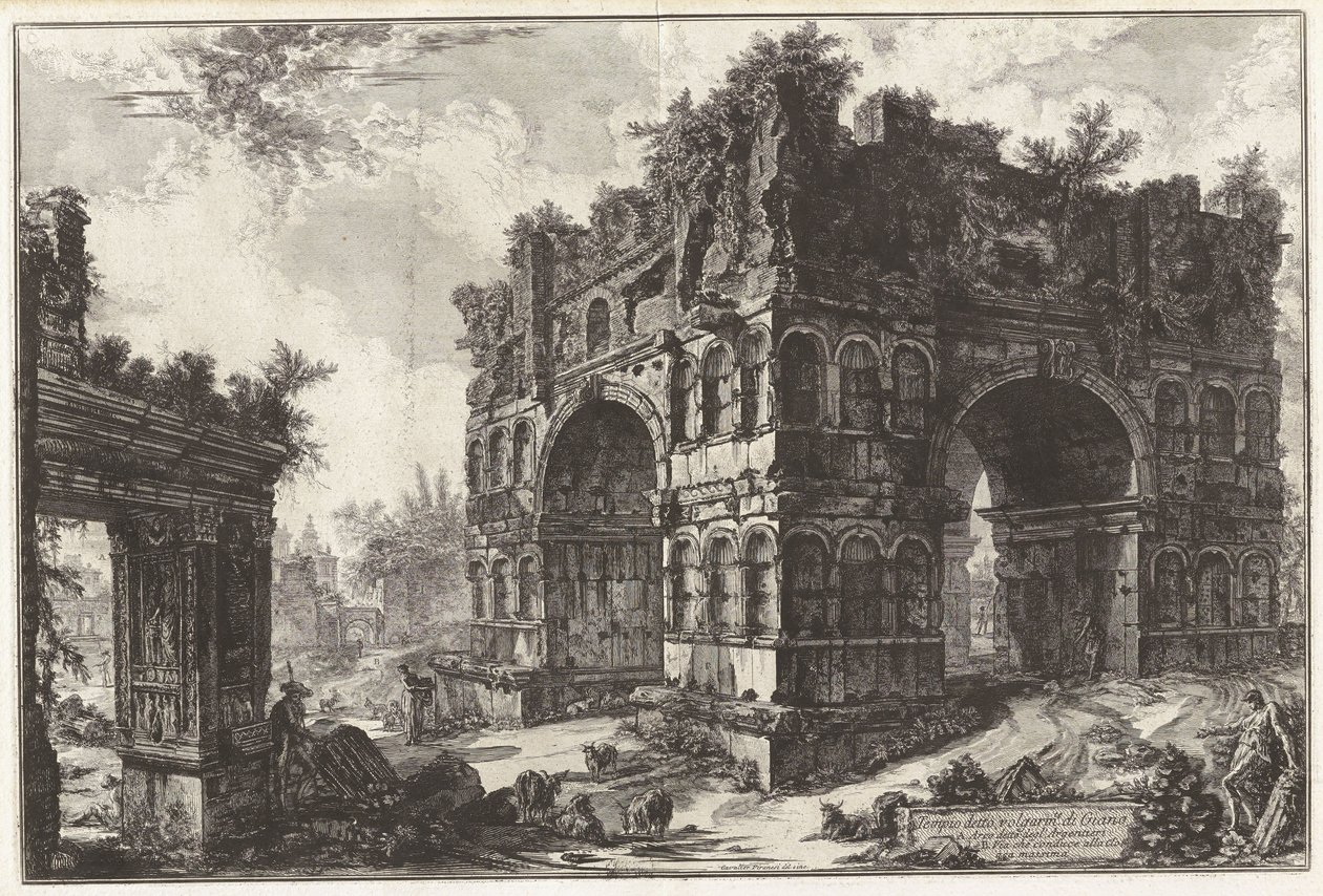 Le temple dit vulgairement de Janus. A. L