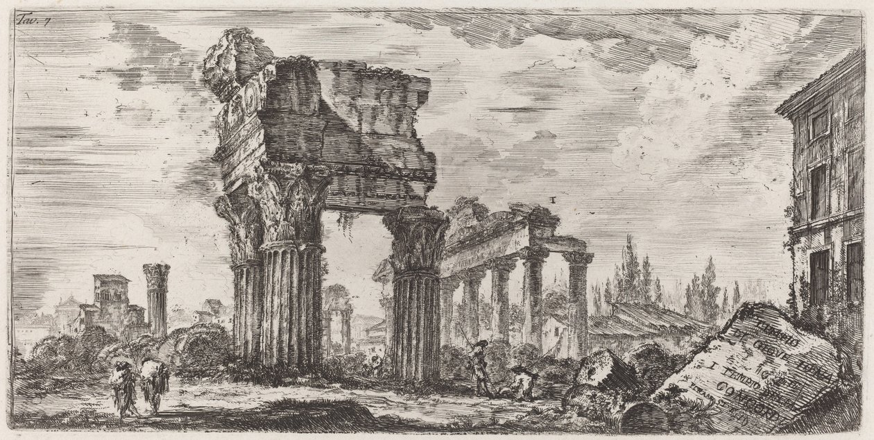 Temple de Jupiter Tonant - Giovanni Battista Piranesi