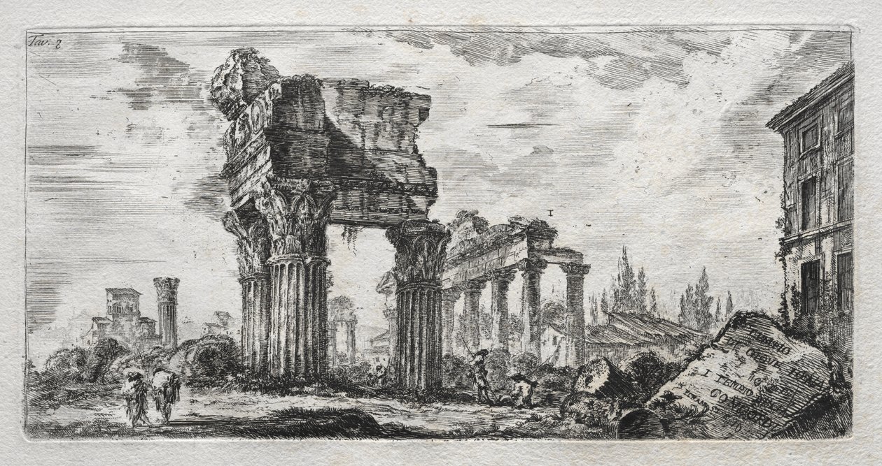Tempio di Giove Tonante - Giovanni Battista Piranesi