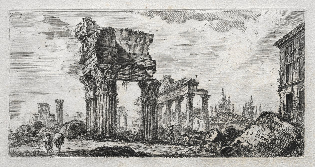Temple de Jupiter Tonant - Giovanni Battista Piranesi