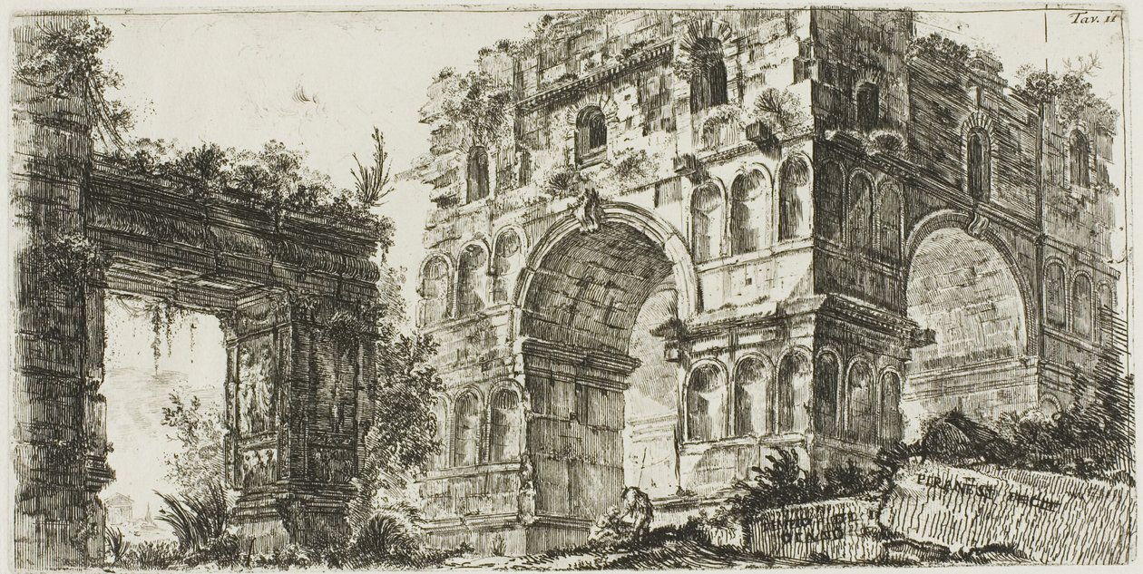 Temple de Janus, planche 11 de Quelques vues d