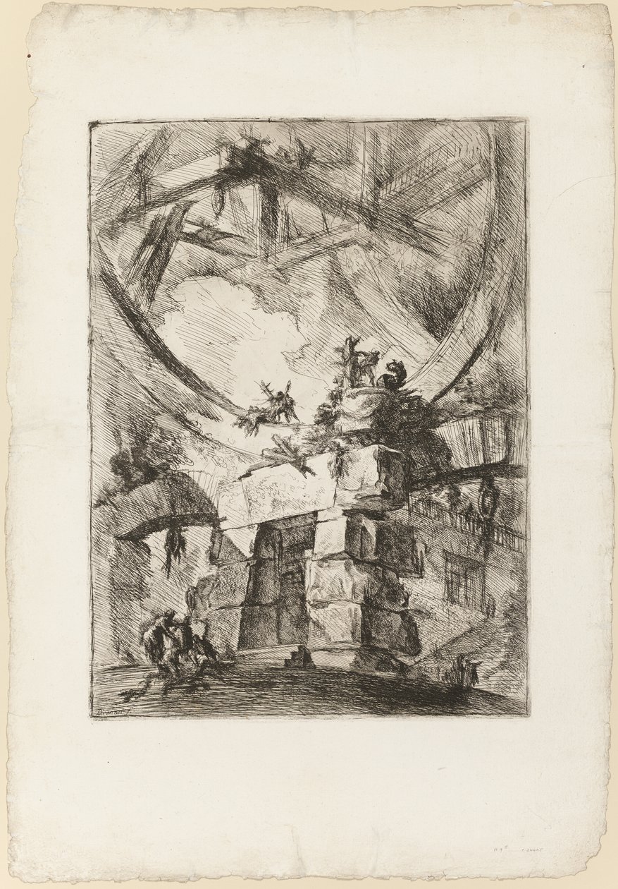 Les Carceri, planche 9 - Giovanni Battista Piranesi