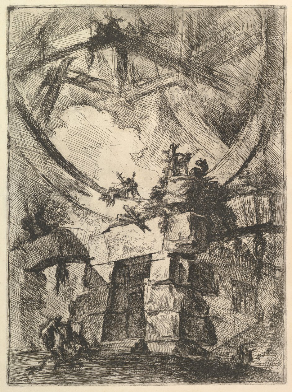 La grande roue, des Carceri d