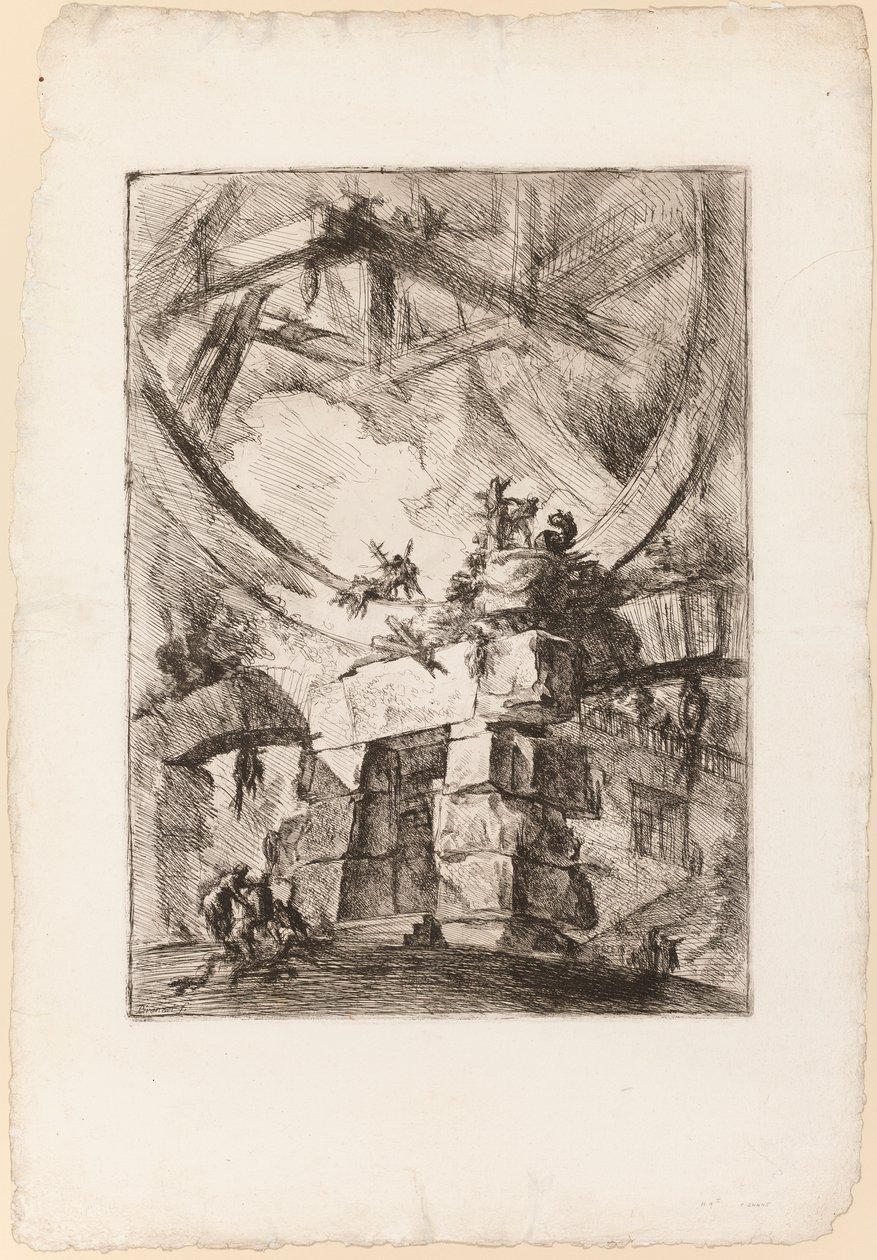 Les Carceri, planche 9 - Giovanni Battista Piranesi