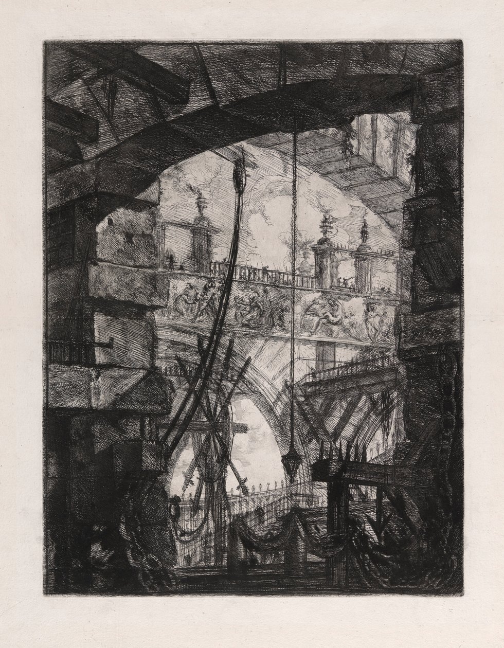 La Grande Piazza, planche 4 de Carceri - Giovanni Battista Piranesi