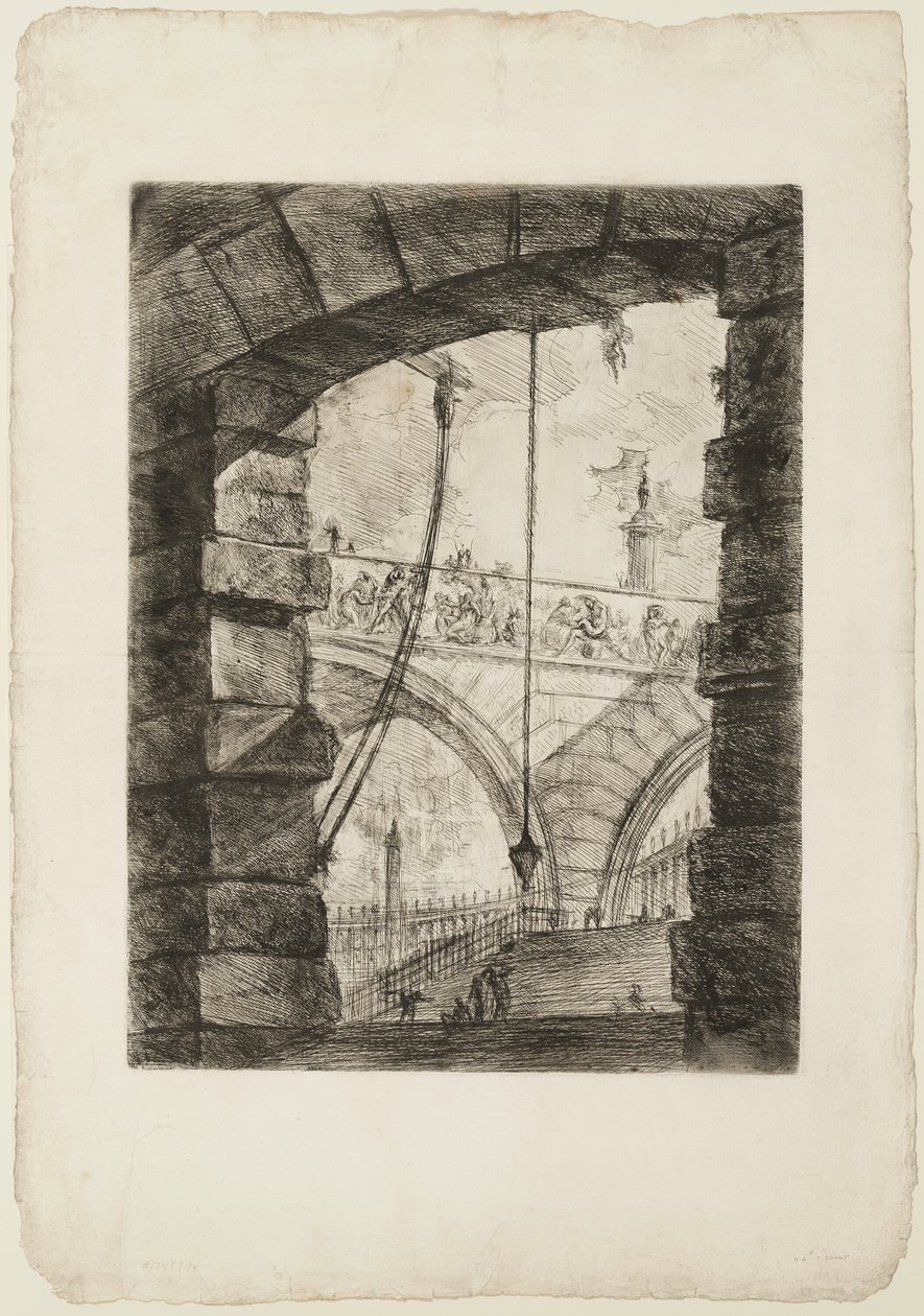 La grande piazza, planche 4 des Prisons imaginaires - Giovanni Battista Piranesi