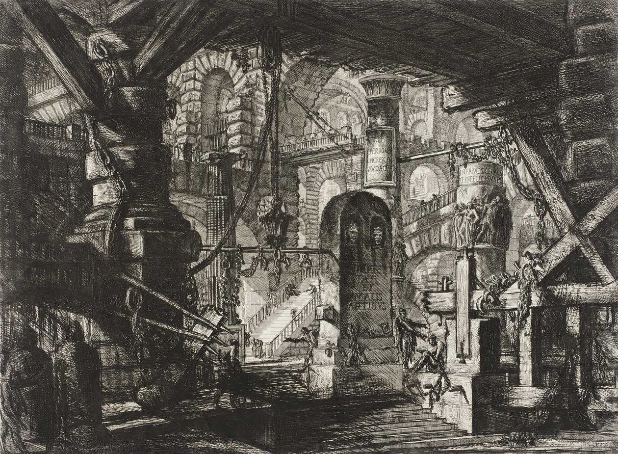 La jetée aux chaînes - Giovanni Battista Piranesi