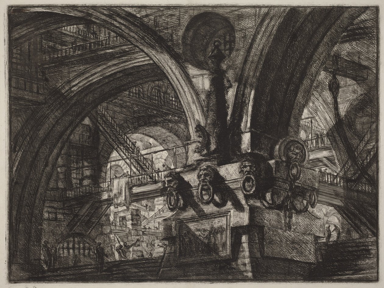 La jetée et son lampadaire - Giovanni Battista Piranesi