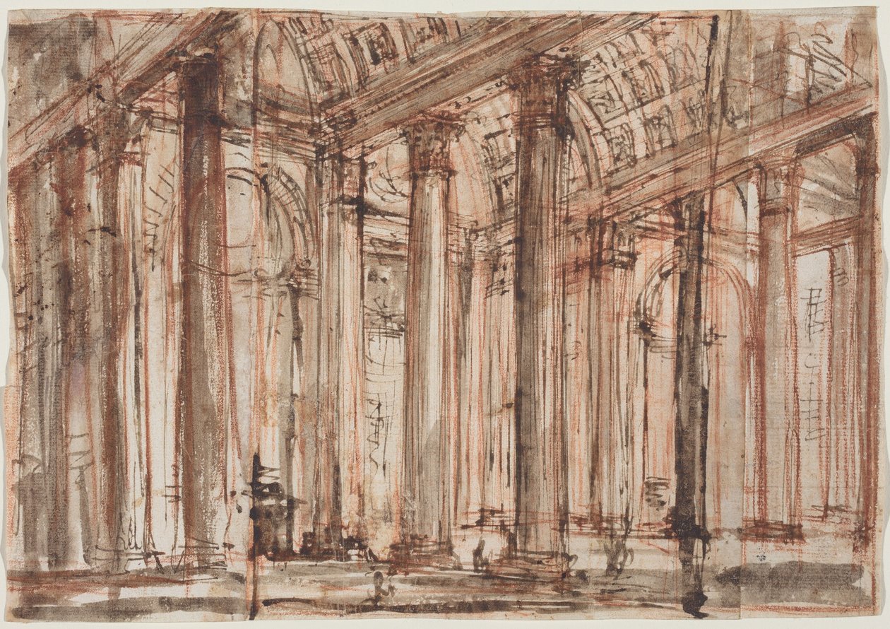 Le portique du Panthéon - Giovanni Battista Piranesi