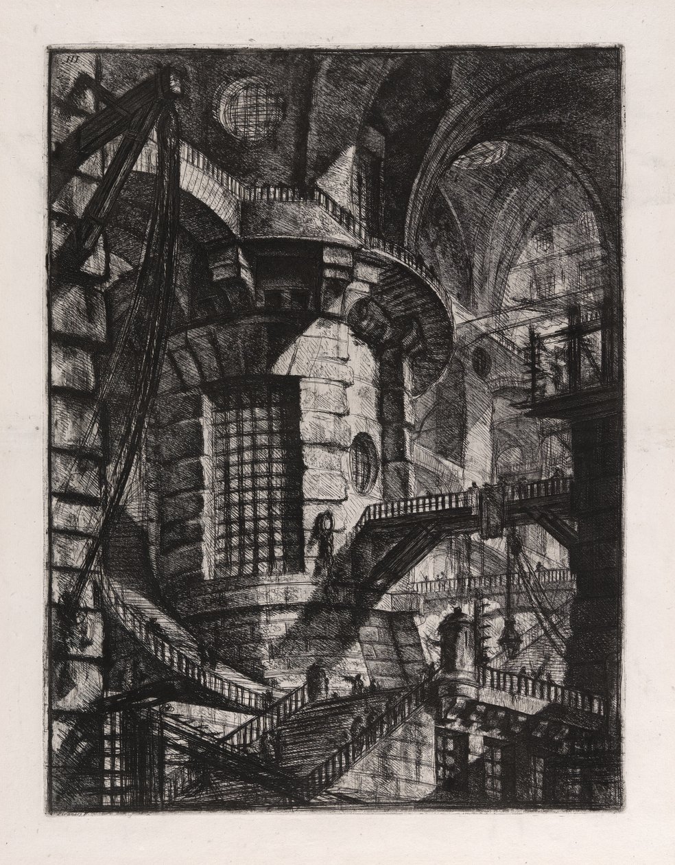 La tour ronde, planche 3 des Carceri d