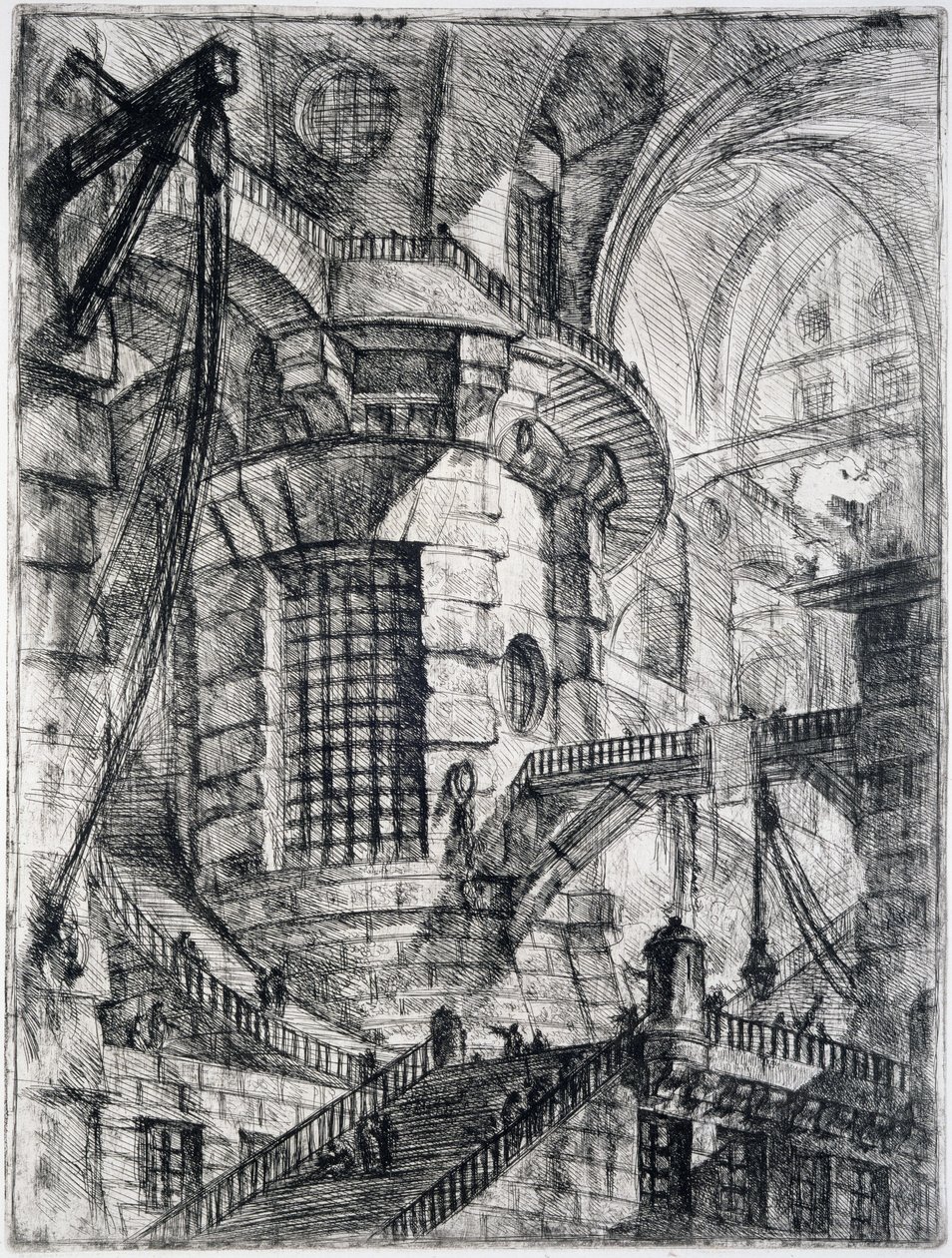 La Tour Ronde, planche III de Carceri d
