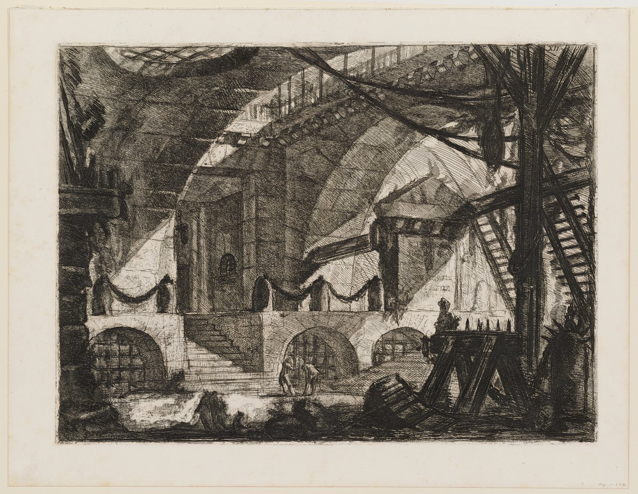 Le chevalet de sciage - Giovanni Battista Piranesi