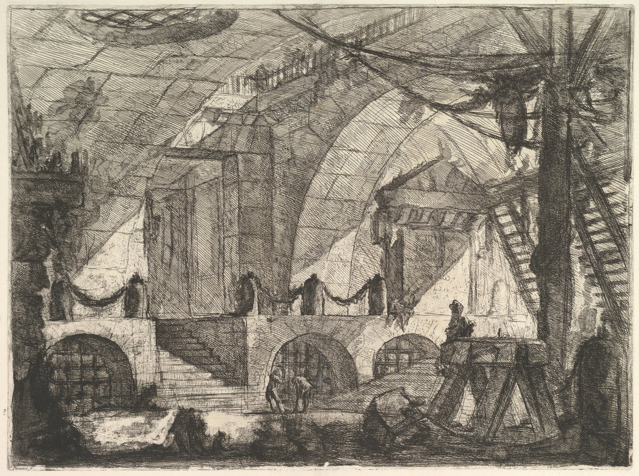 Le chevalet, des Carceri d