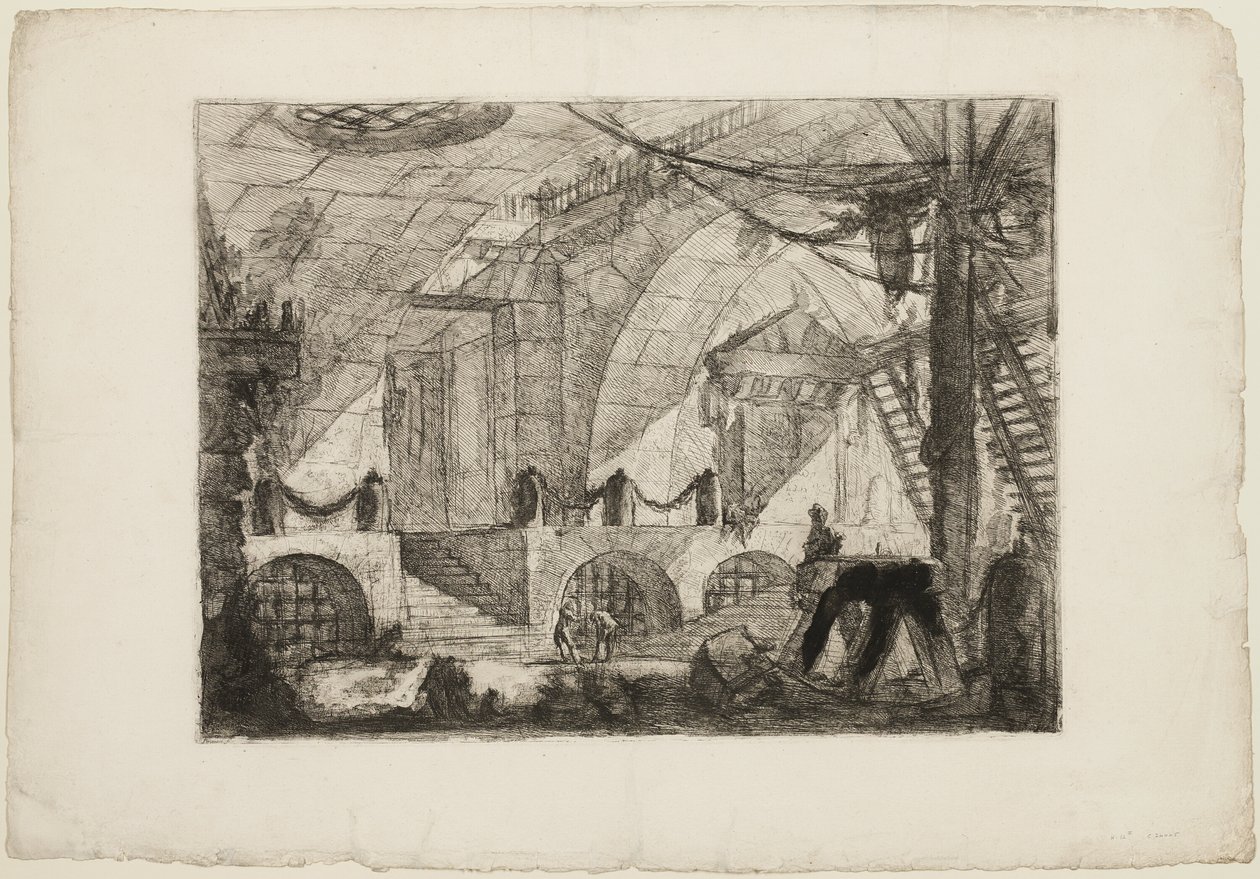 Le Chevalet, planche 12 de Prisons imaginaires - Giovanni Battista Piranesi