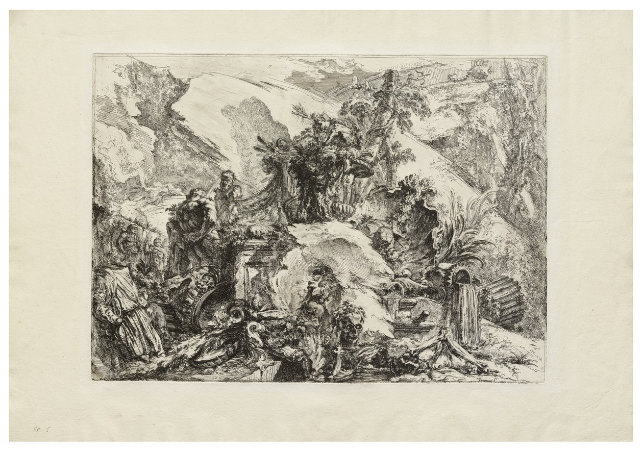 Les Squelettes, c. 1748 - Giovanni Battista Piranesi
