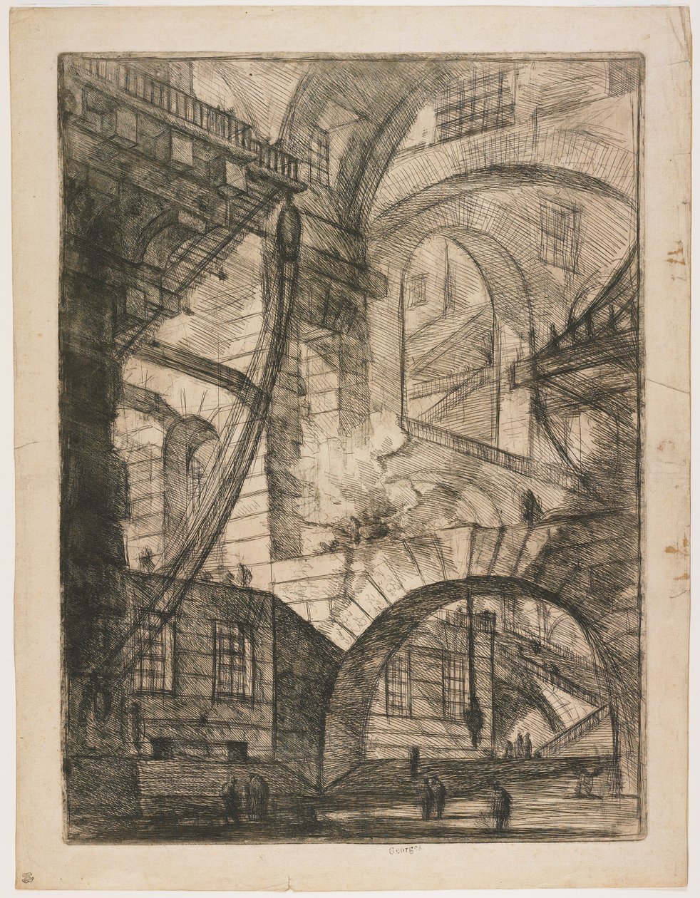 Le feu fumant - Giovanni Battista Piranesi