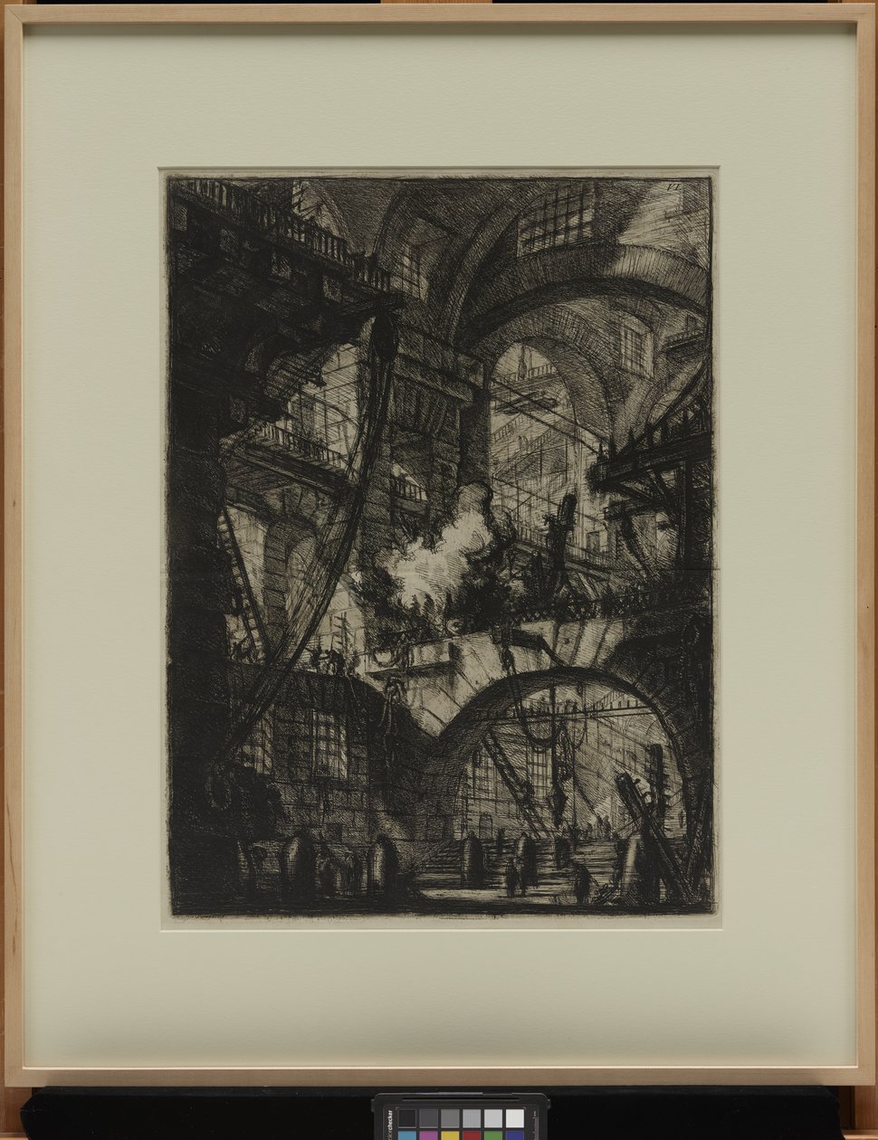 Le feu fumant, c.1761 - Giovanni Battista Piranesi